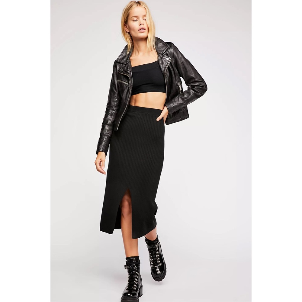 Free People Skyline Midi Skirt